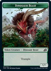 Dinosaur Beast Token - Foil